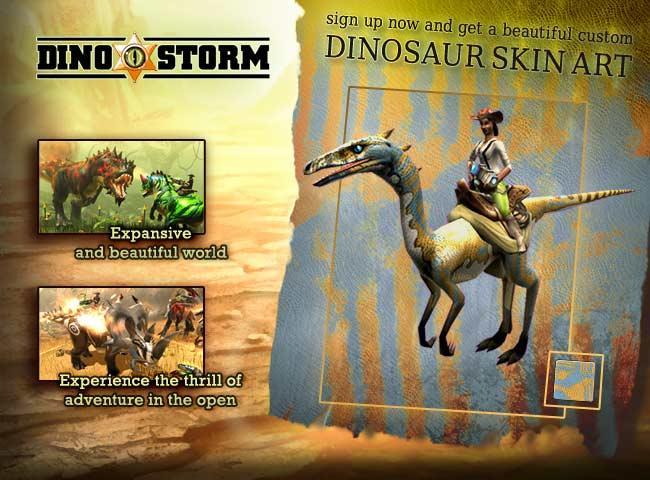 Dino Storm - The online game with cowboys, dinos & laser guns