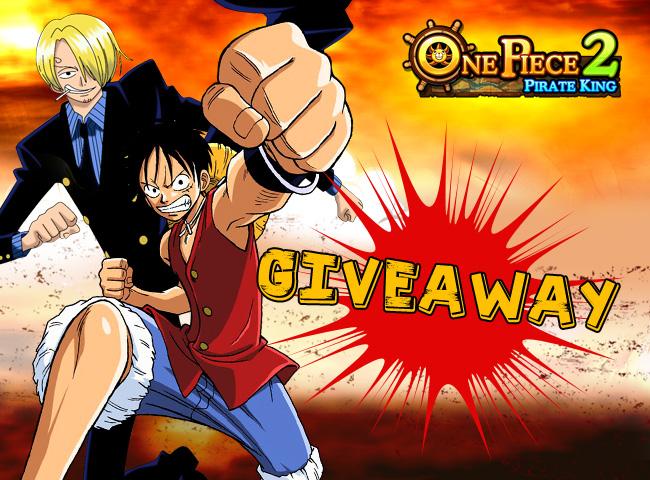 One Piece 2 Pirate King Free Items Giveaway Promo Codes